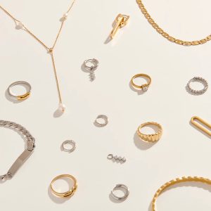Stainless steel Earrings, Rings and Bracelets